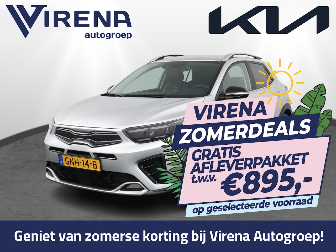 Kia Stonic - 1.0 T-GDi MHEV GT-Line Apple Carplay/Android Auto - Cruise Control - LED Koplampen - Navig - AutoWereld.nl
