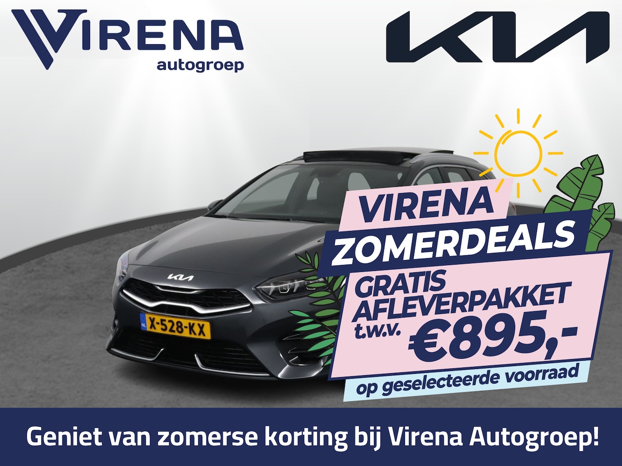 Kia Cee'd Sportswagon - Ceed 1.5 T-GDi GT-Line Schuif/kanteldak - Camera - Navigatie - Apple Carplay - Android Aut - AutoWereld.nl