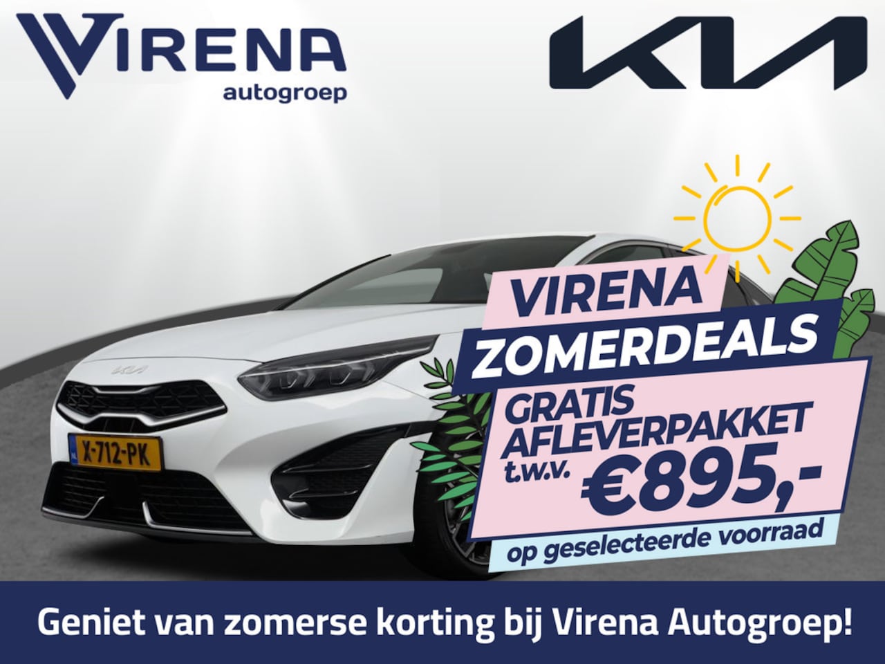 Kia Pro cee'd - 1.5 T-GDi GT-Line Automaat - Navigatie - Cruise Control - Stoel-/stuurverwarming - Climate - AutoWereld.nl