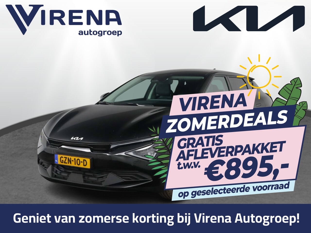 Kia EV6 - Light Edition 63 kWh - SOH 99,7% - Navigatie - Adaptive Cruise Control - Stoel/Stuur verwa - AutoWereld.nl