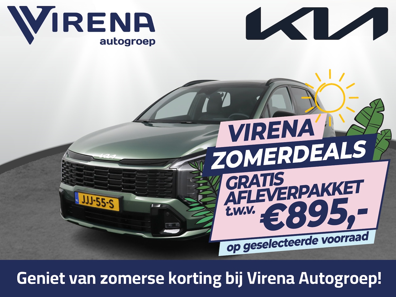 Kia Sportage - 1.6 T-GDi Hybrid GT-Line Apple Carplay/Android Auto - Cruise Control - Dodehoekdetectie - - AutoWereld.nl