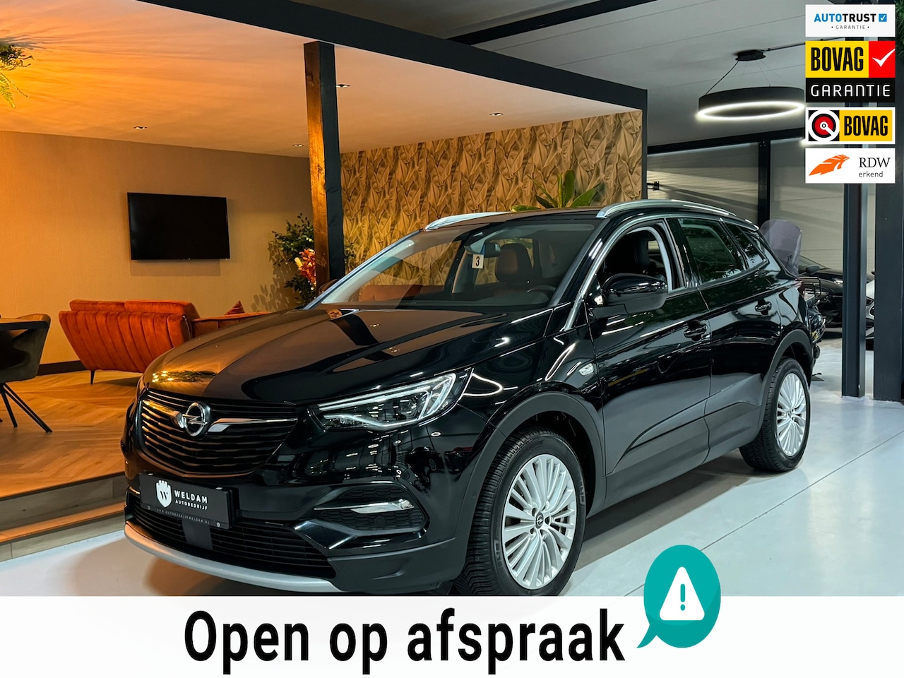 Opel Grandland X - 1.6 Turbo Innovation 181PK|Carplay|Camera|Cruise|Navi|LED|Lane Assist|Dealer onderhouden - AutoWereld.nl