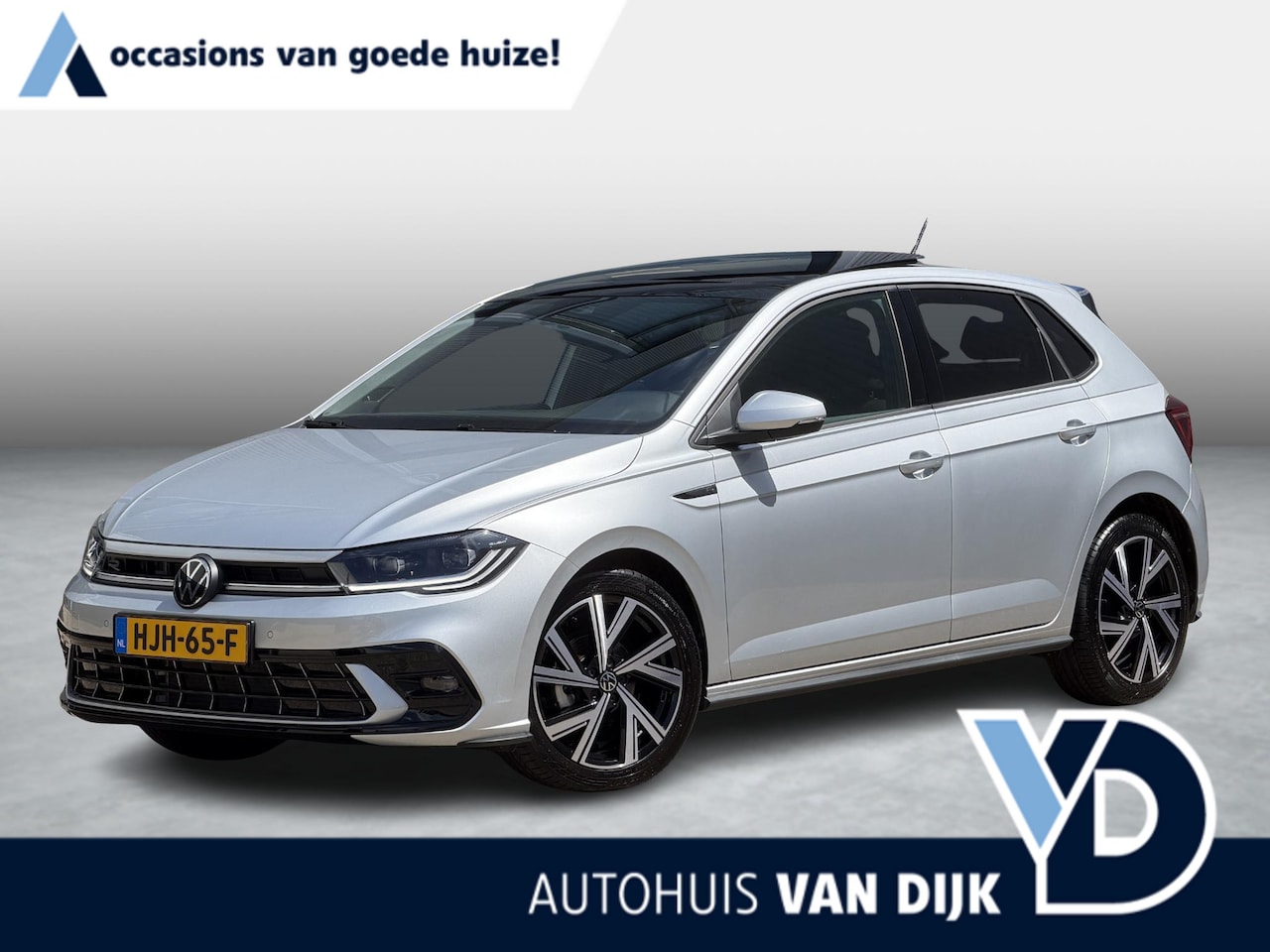 Volkswagen Polo - 1.0 TSI R-Line Business | NL 1e eig./Pano-Schuifdak/IQ Light/Adapt.Cruise/Keyless/Carplay - AutoWereld.nl