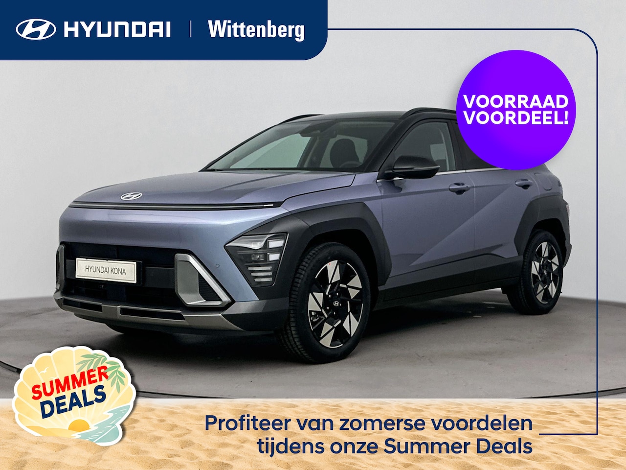 Hyundai Kona - 1.6 GDI HEV Comfort Smart | Nieuw | Direct leverbaar! | Stoel + stuurverwarming | El. bed. - AutoWereld.nl