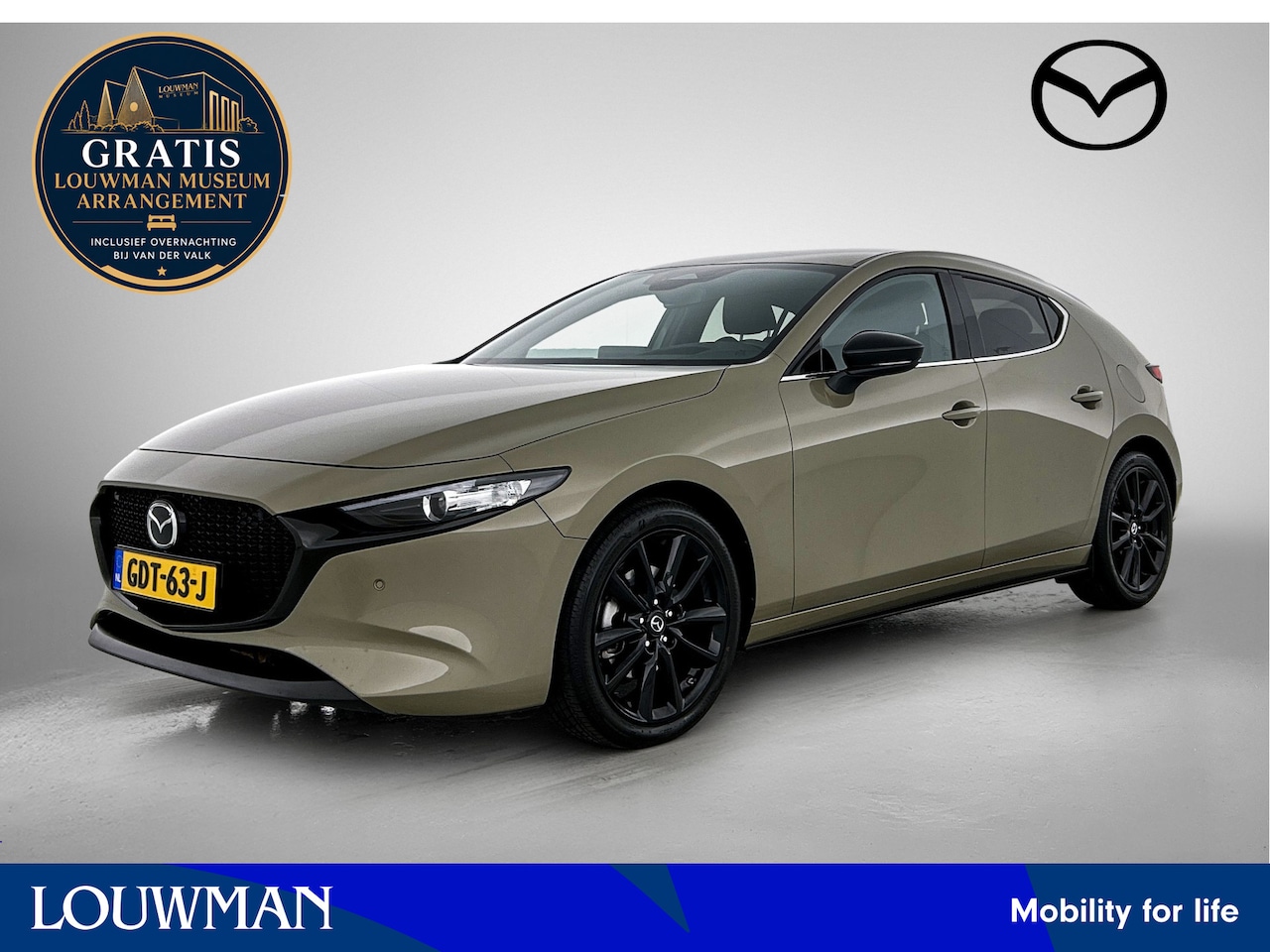 Mazda 3 - 2.0 e-SkyActiv-G M Hybrid 150 Homura | Stoelverwarming | PDC | Camera | Gratis-museum-arra - AutoWereld.nl