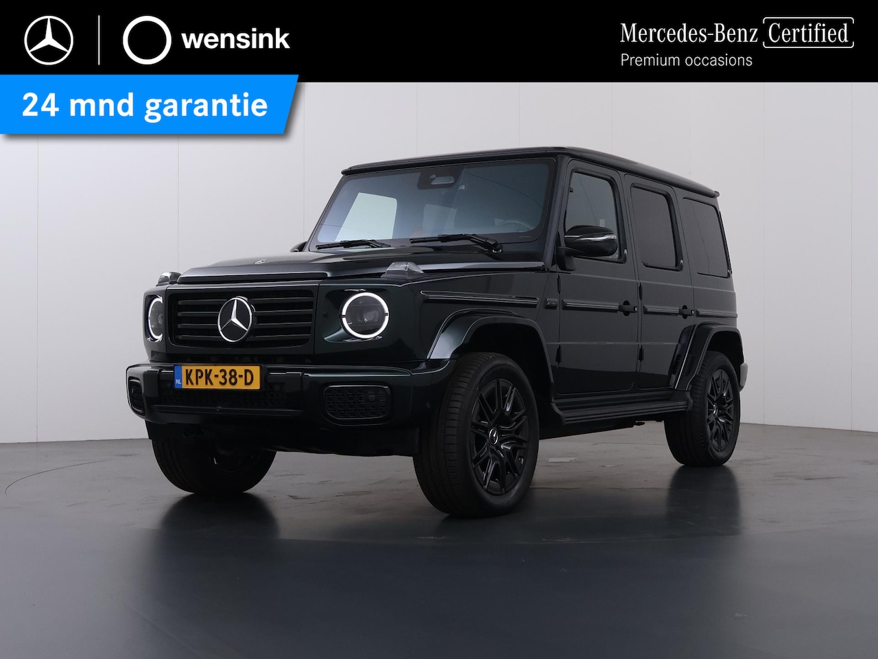 Mercedes-Benz G-klasse - 580 met EQ-Technologie 116 kWh | Smaragdgroen | Schuifdak | 360 camera | Burmester | Night - AutoWereld.nl