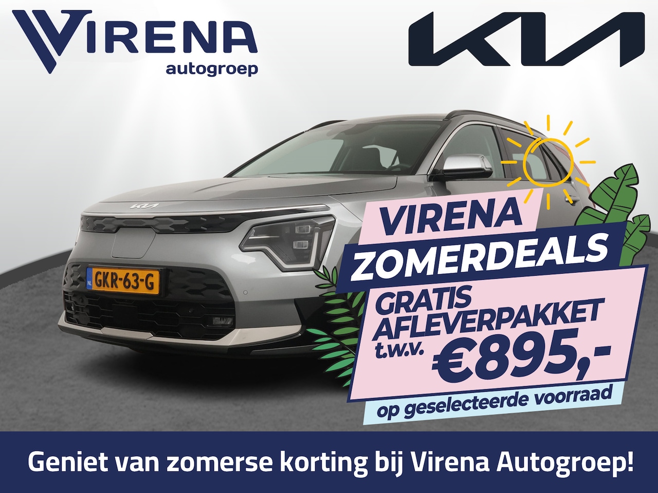 Kia Niro EV - DynamicPlusLine 64.8 kWh Automaat SOH 98,8% - Navigatie - Stoel/Stuurverwarming - Adaptief - AutoWereld.nl