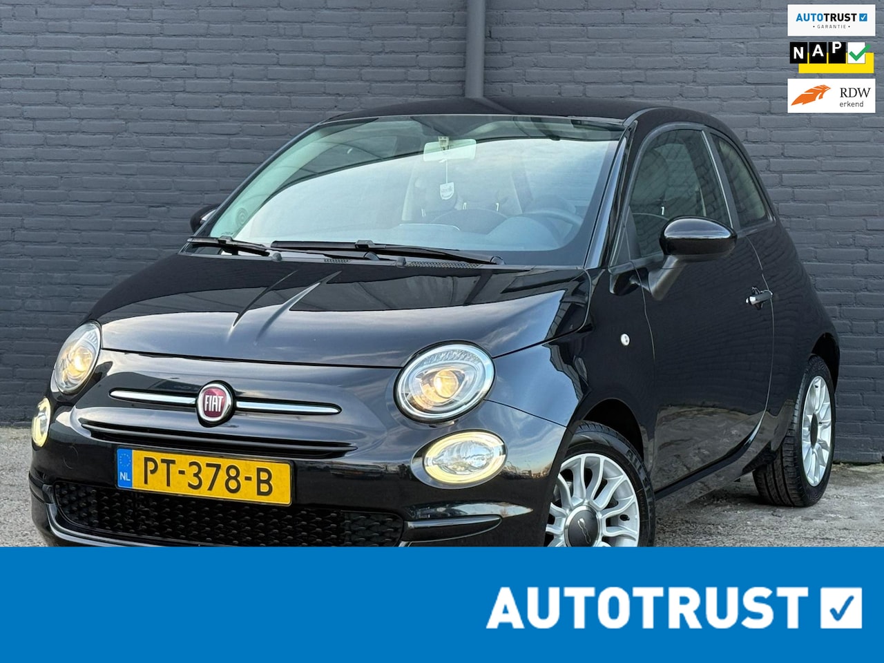 Fiat 500 - 0.9 TwinAir Turbo Popstar AIRCO|LED|ELEK RAMEN|NWE APK - AutoWereld.nl