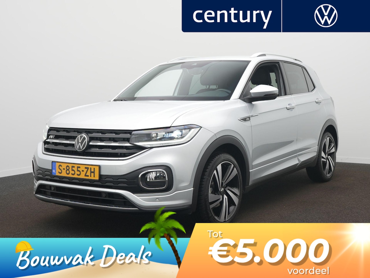 Volkswagen T-Cross - 1.0 TSI R-Line Automaat - Camera - Clima - Stoelverwarming - Navigatie - AutoWereld.nl