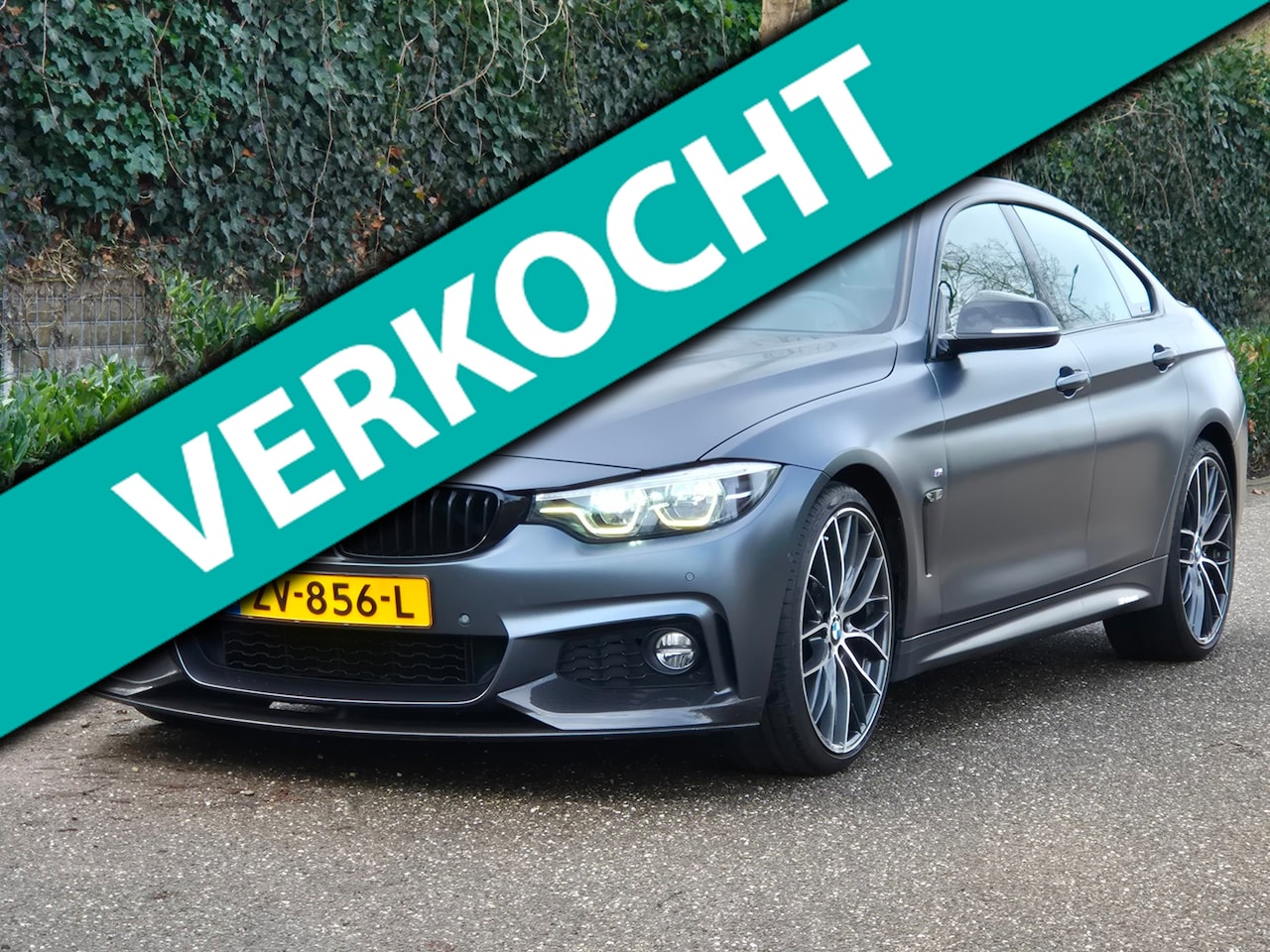 BMW 4-serie Gran Coupé - 420i M Sport Individual MAT Grey Orig BMW Performance 20inch Apple CarPlay High Executive - AutoWereld.nl