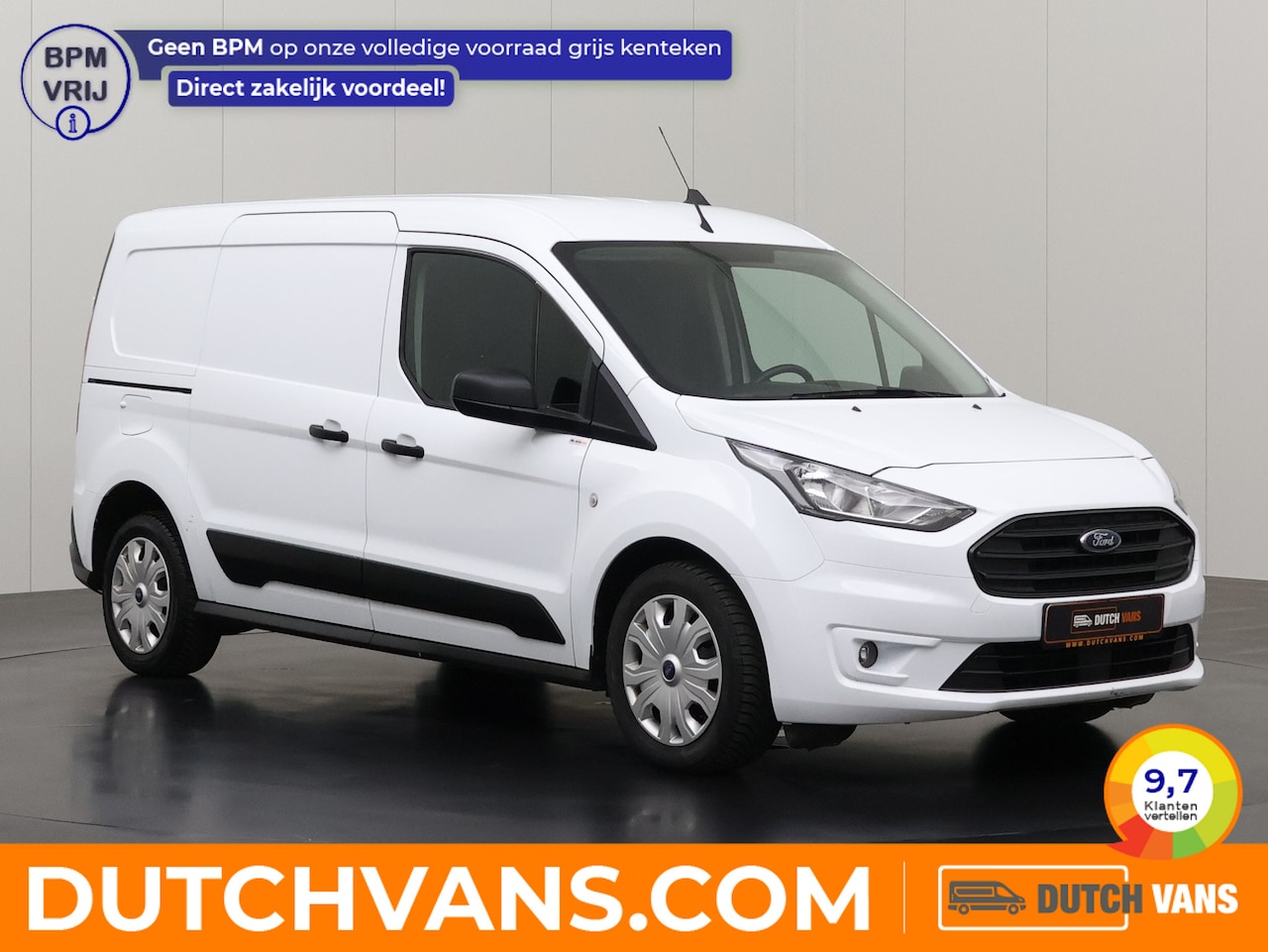 Ford Transit Connect - 100Pk Lang Business Benzine | Airco | Cruise | Betimmering - AutoWereld.nl