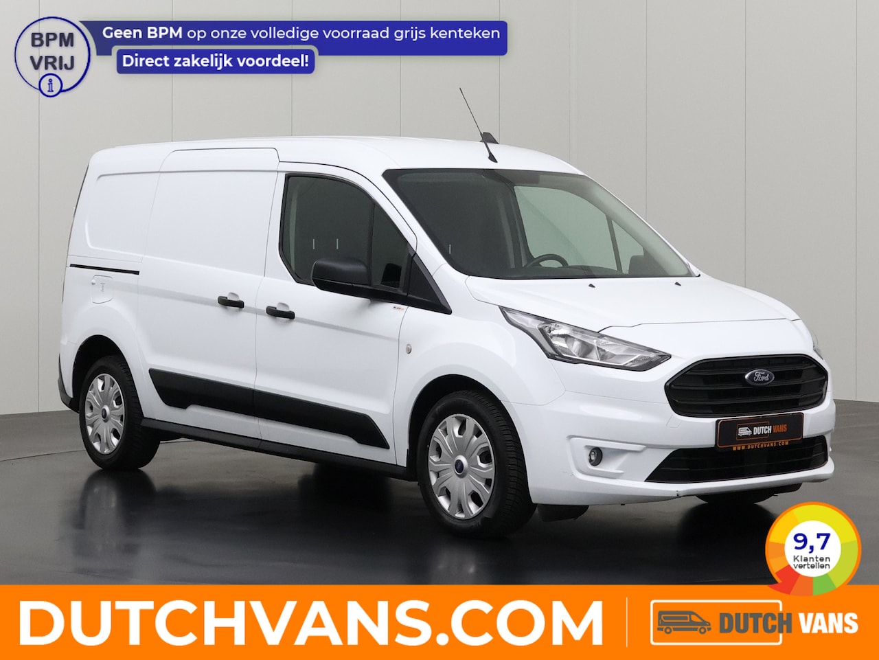 Ford Transit Connect - 100Pk Lang Business Benzine | Airco | Cruise | Betimmering - AutoWereld.nl