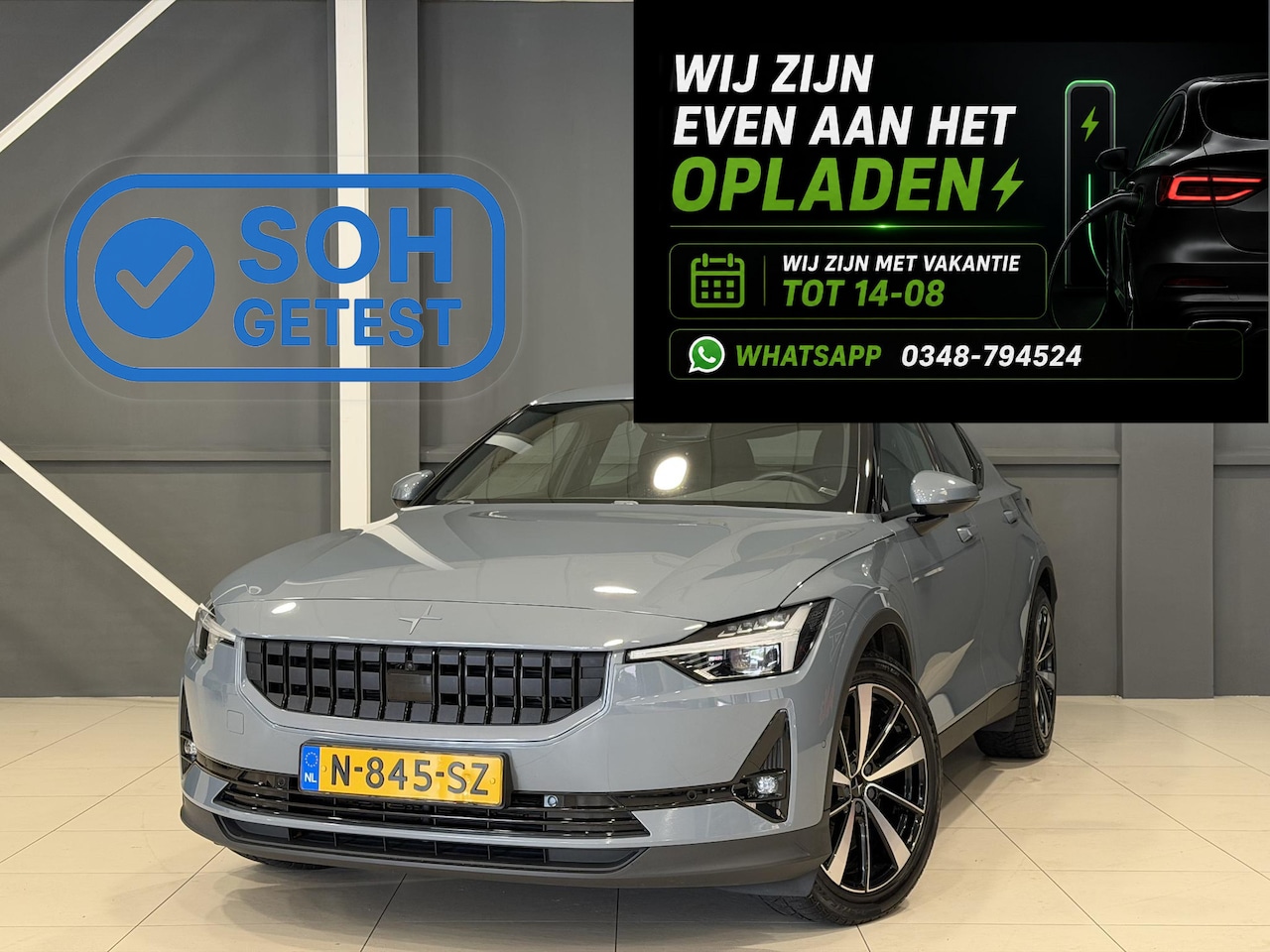 Polestar 2 - Long Range 78 kWh | SOH 90,51% | Trekhaak | - AutoWereld.nl