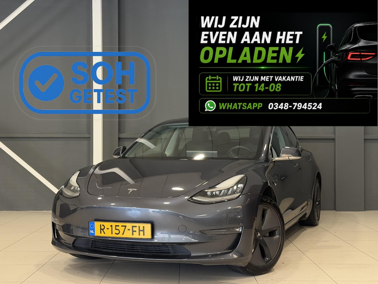 Tesla Model 3 - Long Range RWD Long Range AWD 75 kWh | Autopilot | SOH 87,4% | 51.967km! | - AutoWereld.nl