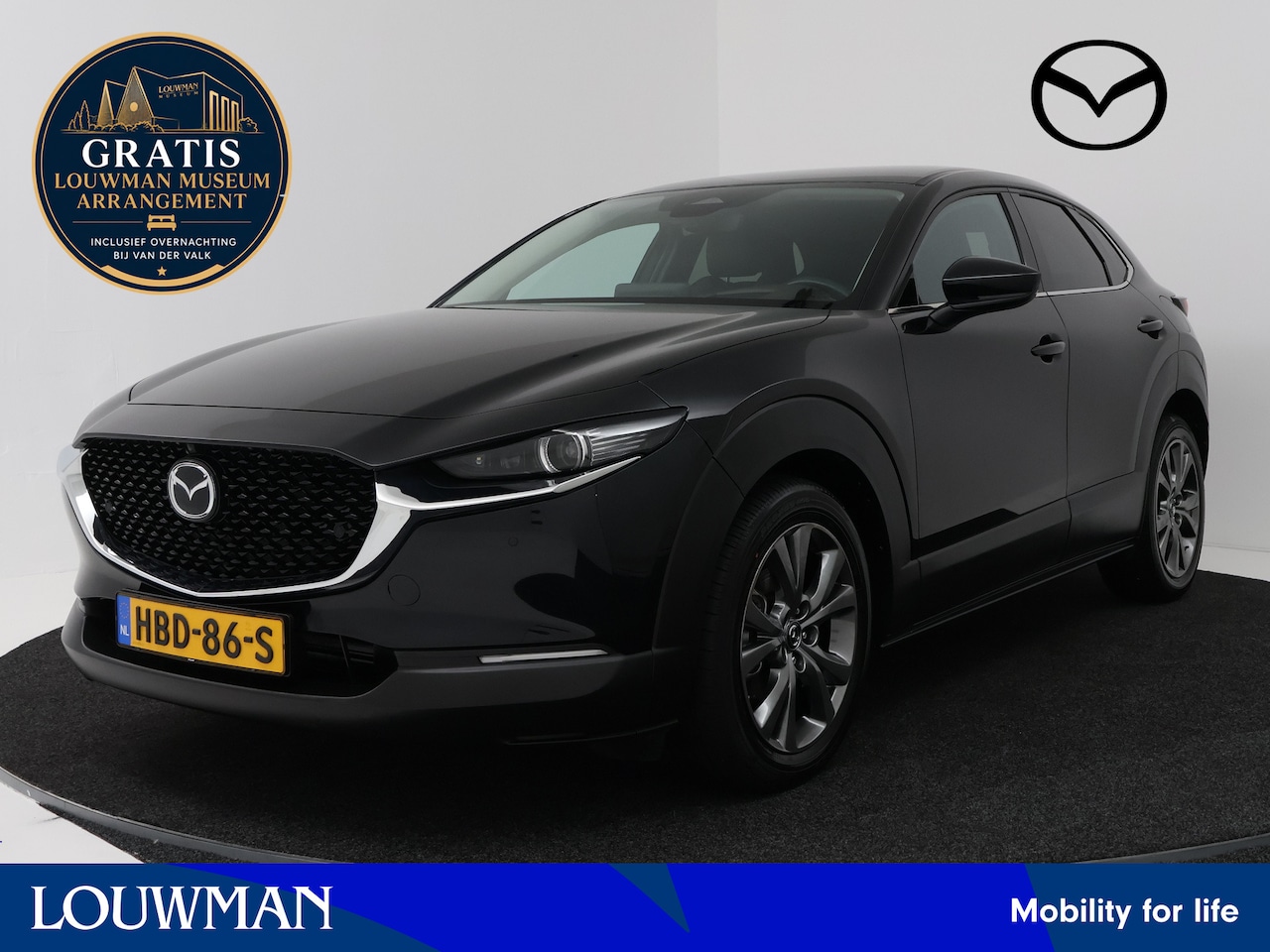 Mazda CX-30 - 2.0 e-SkyActiv-X M Hybrid Exclusive-line automaat | Leder | Bose | 360 camera | Gratis-mus - AutoWereld.nl