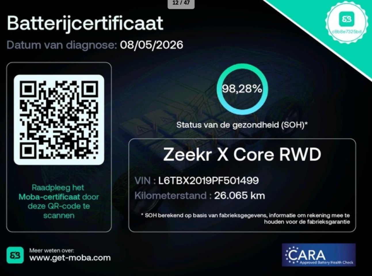 ZEEKR X - RWD Long Range 69 kWh Pine Green 98% SOH FULL - AutoWereld.nl
