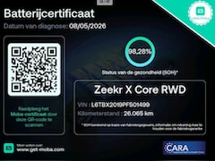 ZEEKR X - X RWD Long Range 69 kWh Pine Green 98% SOH FULL