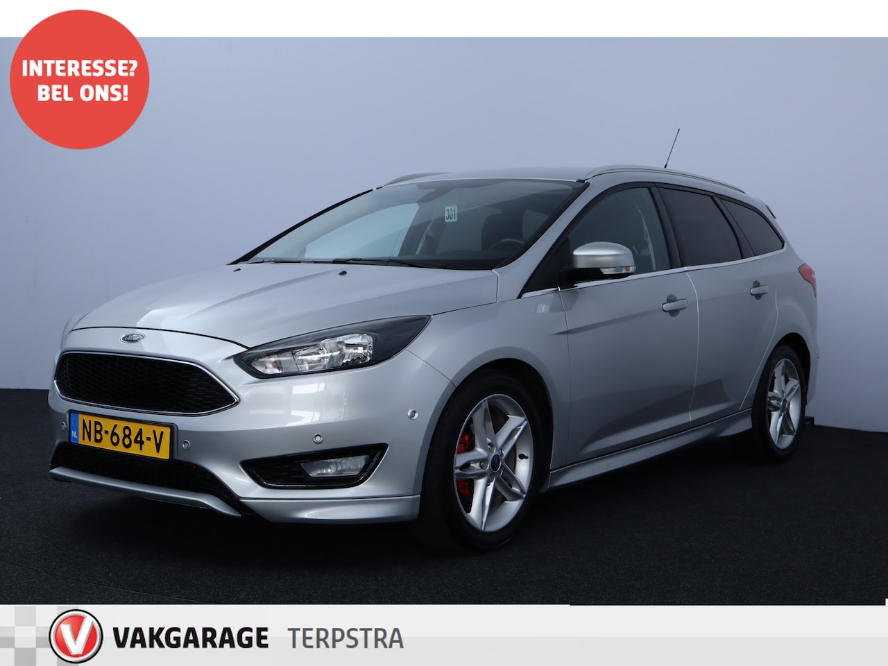 Ford Focus Wagon - 1.0 Titanium /D-Riem Verv. 150.000KM! /Trekhaak! /Apple + Android /Voorruitverw. /Navi /Cl - AutoWereld.nl