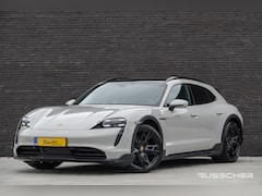 Porsche Taycan Cross Turismo - 476Pk | 4WD | Luchtvering | Panoramadak | Warmtepomp | 360° Camera | 21'' | Krijt grijs