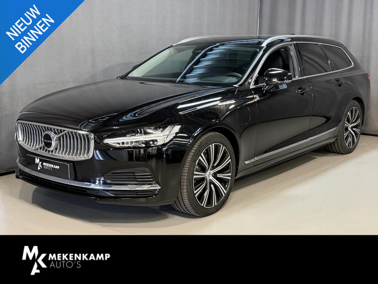 Volvo V90 - 2.0 T6 Plug-in hybrid AWD Plus Bright 19"/Leder + memory l + r/Stoel + stuurverwarmingAdap - AutoWereld.nl
