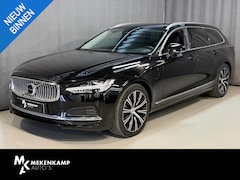 Volvo V90 - 2.0 T6 Plug-in hybrid AWD Plus Bright 19"/Leder + memory l + r/Stoel + stuurverwarmingAdap