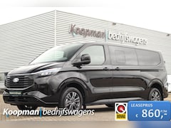 Ford Transit Custom - 2.5 PHEV 233pk L2H1 Kombi Limited | 8-Persoons | Incl BPM | Stuur + Stoelverwarming | Keyl