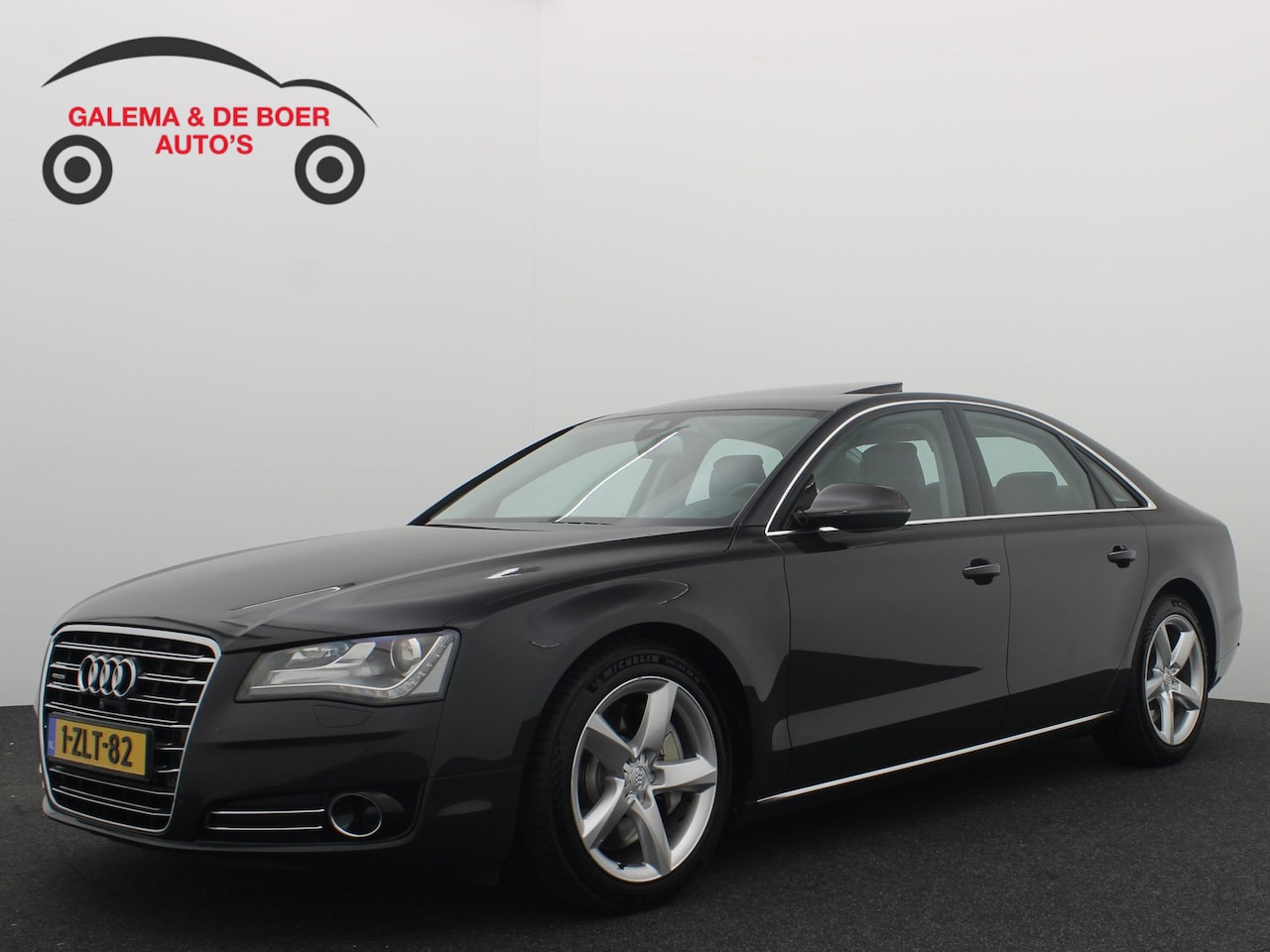 Audi A8 - 4.2 FSI quattro Pro Line+ SCHUIFDAK / KEYLESS / SOFTCLOSE / RONDOM CAMERA / TREKHAAK / NAV - AutoWereld.nl