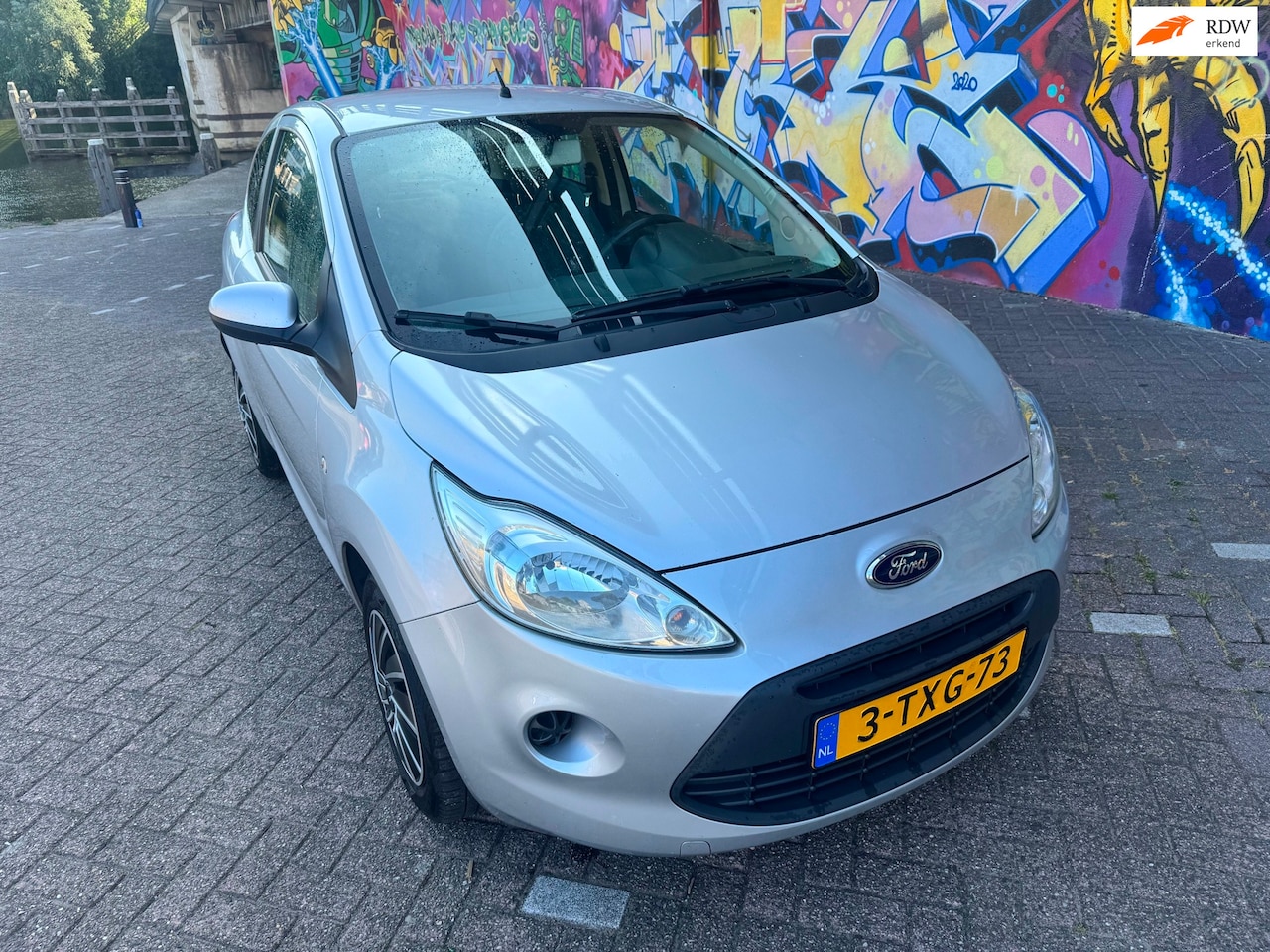 Ford Ka - 1.2 Style start/stop 2014 airco elektrisch ramen stereo leuke zuinige auto rijd heerlijk - AutoWereld.nl