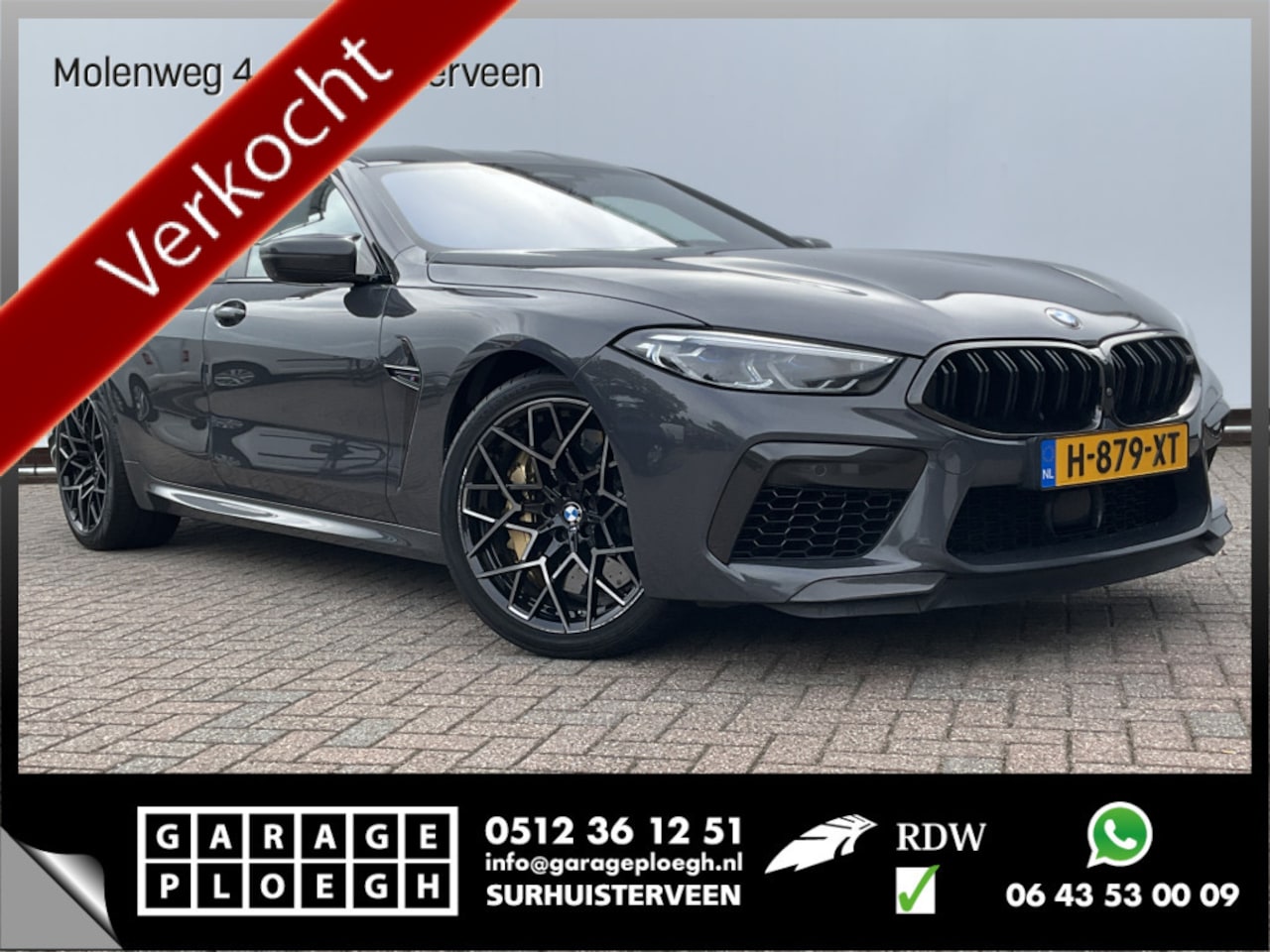 BMW 8-serie Gran Coupé - M8 Competition Keramisch Bowers&Wilkins HUD Carbon SoftClose Leder Voll.Onderhouden! - AutoWereld.nl