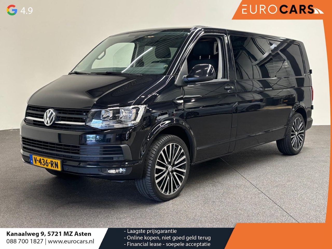 Volkswagen Transporter - 2.0 TDI L2H1 Highline Handel/Export Airco Cruise control Navigatie Parkeersensoren 20 inch - AutoWereld.nl