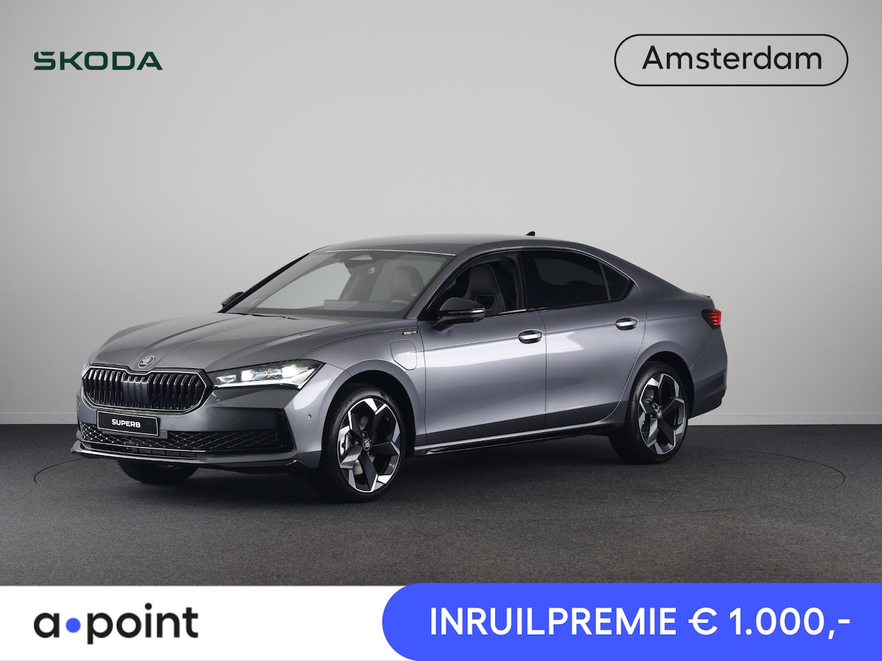 Skoda Superb - 1.5 TSI PHEV Sportline Business 1.5 TSI PHEV 200 kW / 272 PK Hatchback 6 versn. DSG | Cant - AutoWereld.nl