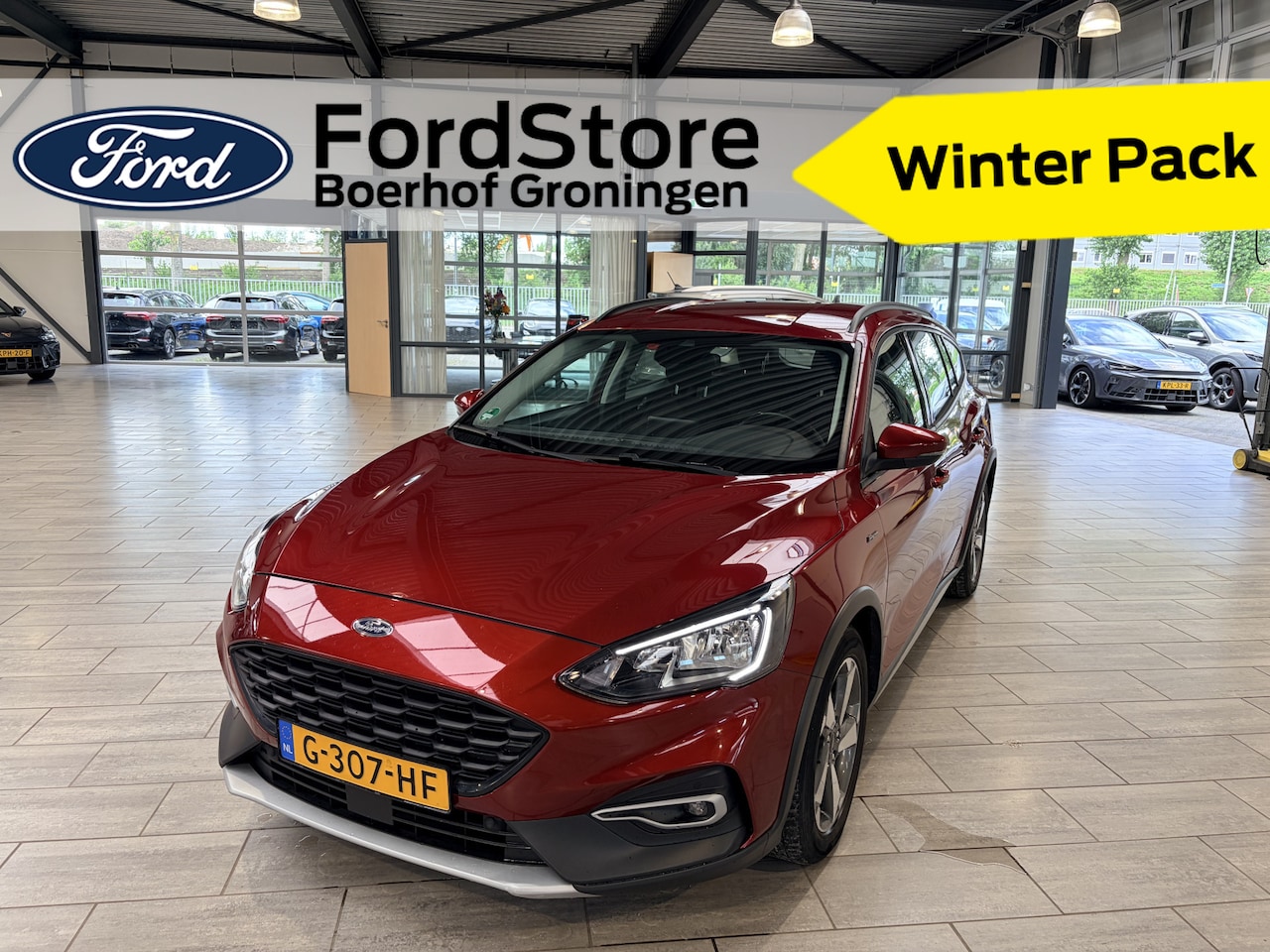 Ford Focus Wagon - EcoBoost 125 pk Active Business | Winter Pack | Navi | Clima | Cruise | Keyless entry | 1e - AutoWereld.nl