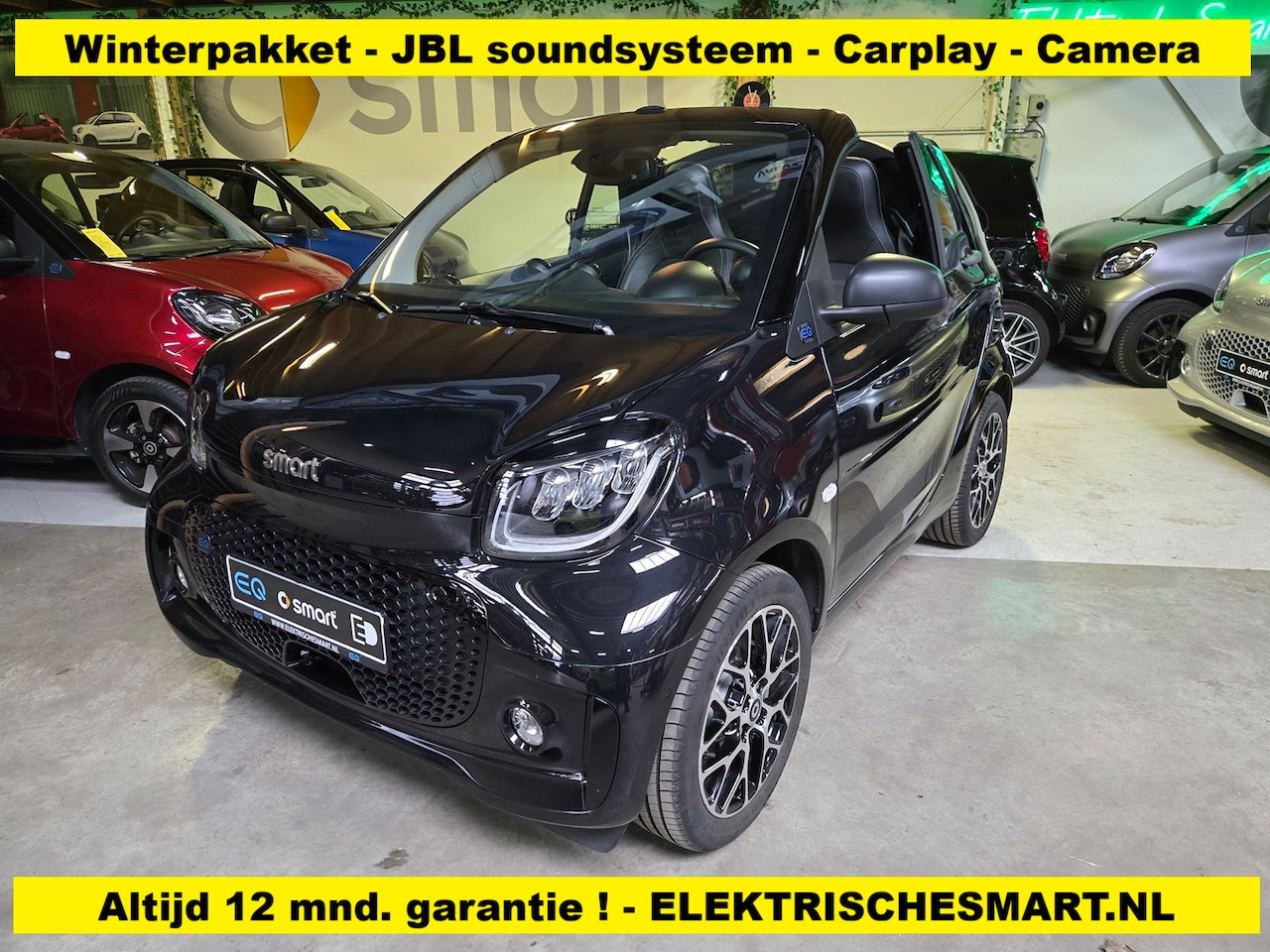 Smart Fortwo cabrio - EQ Comfort PLUS - Winterpakket - Carplay - Camera - 12 mnd. garantie - AutoWereld.nl