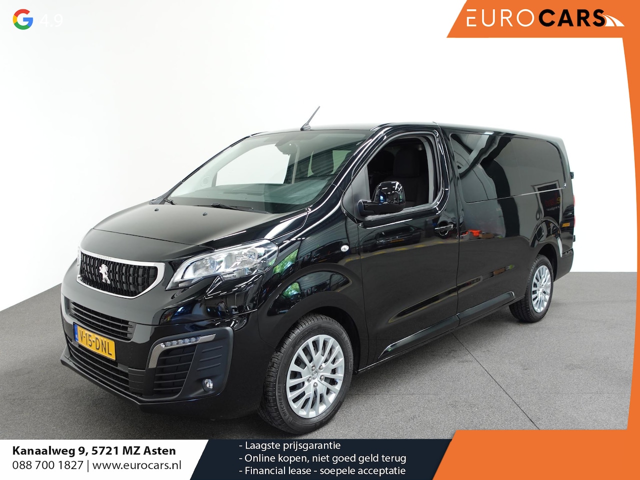 Peugeot Expert - 2.0 180PK Long Premium Dubbele Cabine Automaat Airco Bluetooth Navigatie Apple Carplay/ An - AutoWereld.nl