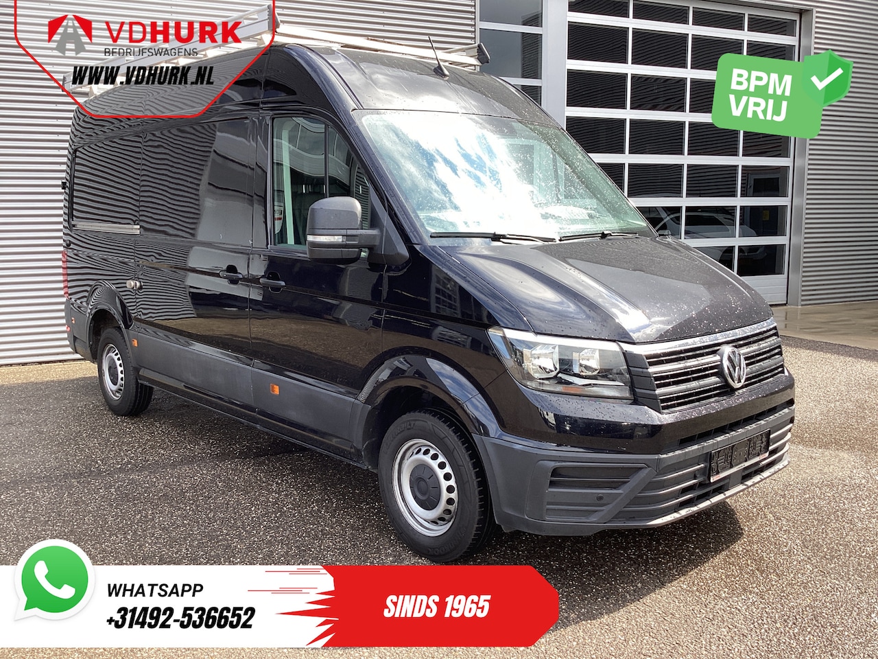 Volkswagen Crafter - 35 2.0 TDI 180 pk DSG Aut. L3H3 Imperiaal + Trap/ 270Gr.deuren/ Gev.stoel/ Carplay/ Navi/ - AutoWereld.nl