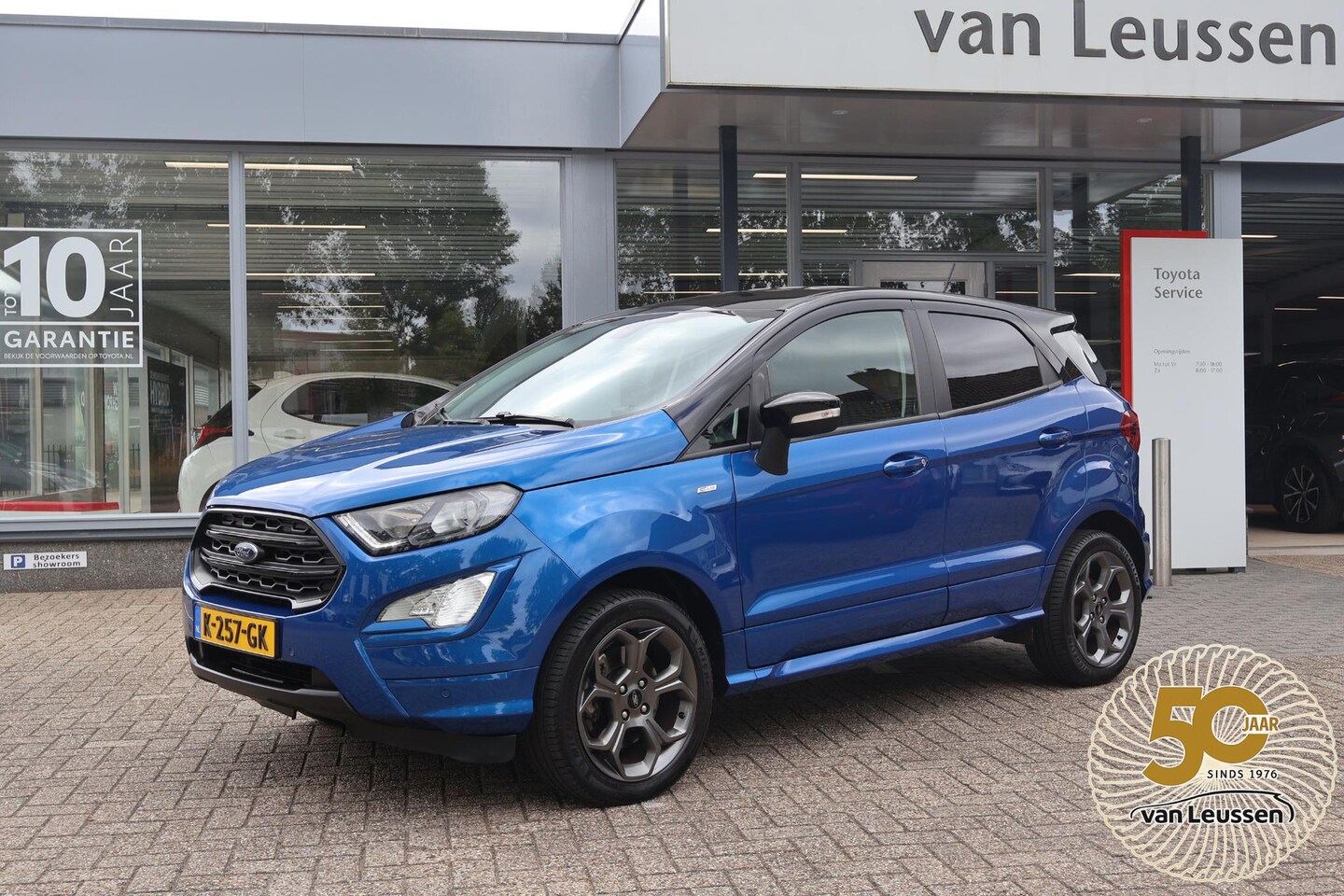 Ford EcoSport - 1.0 EcoBoost ST-LINE 140PK STOEL/STUURVERW TREKHAAK KEYLESS NAVI APPLE/ANDROID DODEHOEK DE - AutoWereld.nl