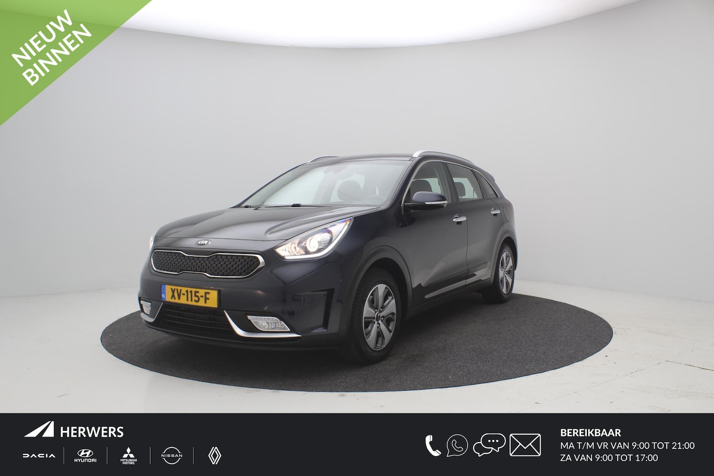 Kia Niro - 1.6 GDi Hybrid DynamicLine / Automaat / Navigatie / Achteruitrij Camera / Trekhaak /All Se - AutoWereld.nl