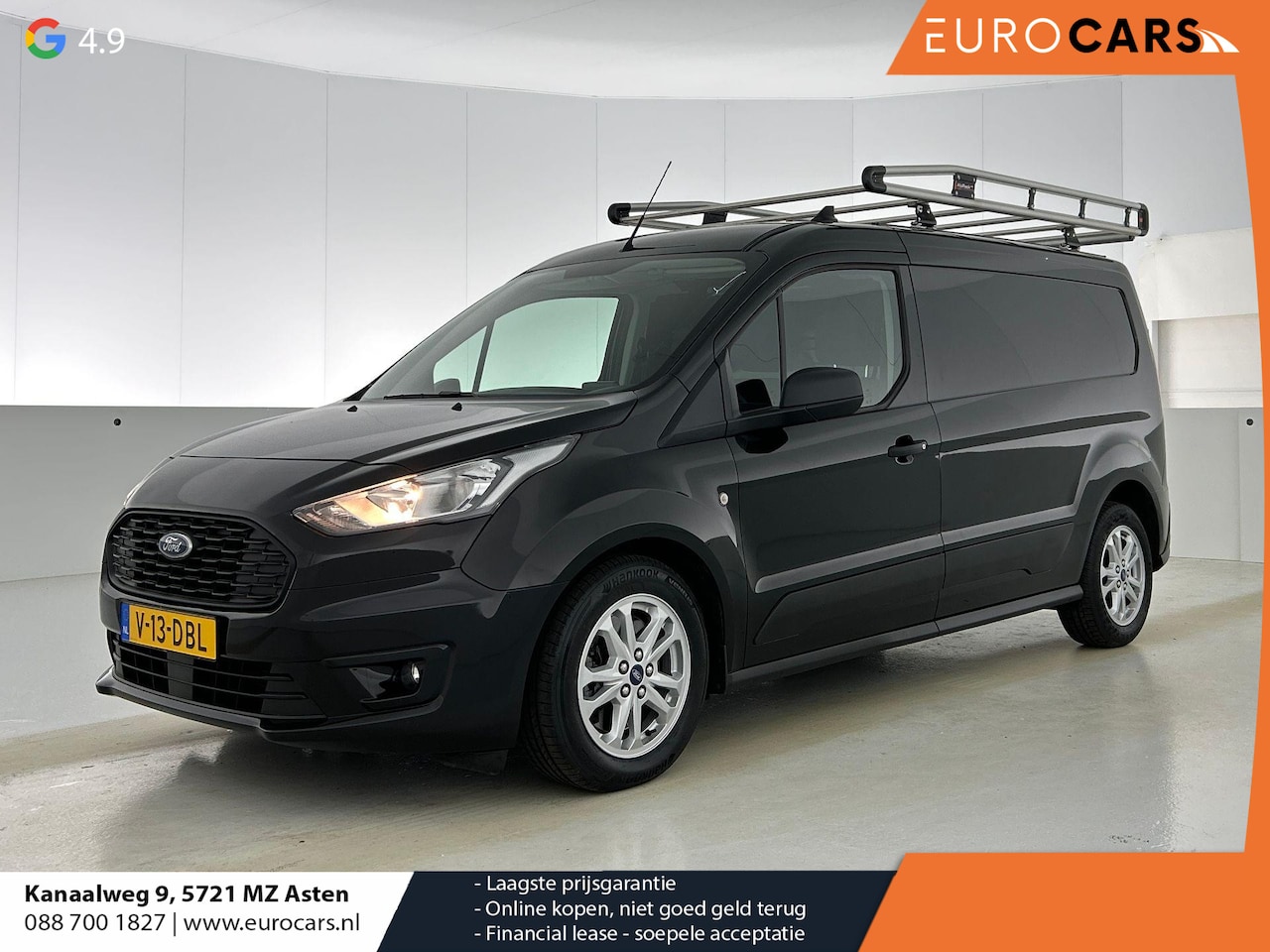 Ford Transit Connect - 1.5 EcoBlue L2 Trend Automaat Navi Airco Parkeersensoren Cruise Control 3Zits Camera DAB+ - AutoWereld.nl