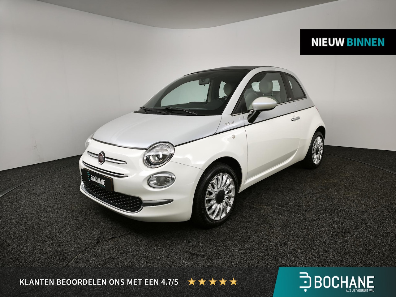 Fiat 500 C - 1.0 Hybrid Dolcevita | TWO TONE | CABRIO | APPLE CARPLAY | ANDROID AUTO - AutoWereld.nl