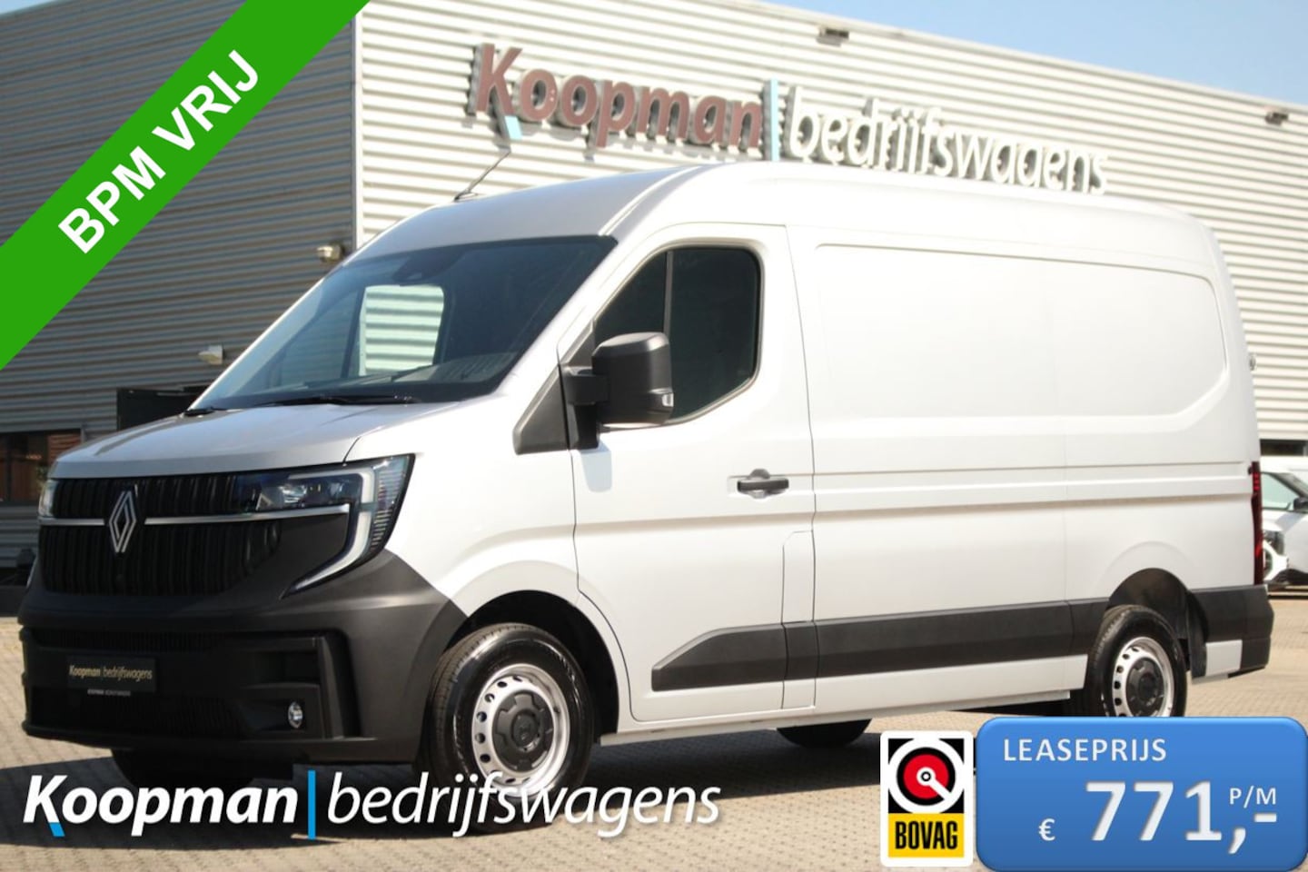 Renault Master E-Tech - Long Range Advance | T35 L2H2 | 87kWh | 105kW | V2L/V2G | Camera | Carplay/Android | Lease - AutoWereld.nl