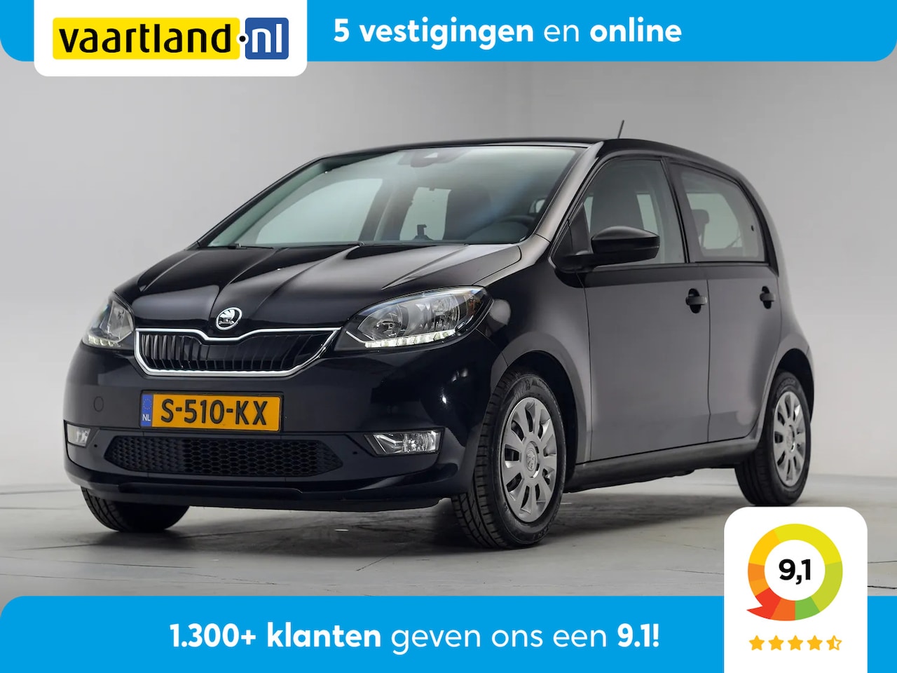 Skoda Citigo e-iV - EV Ambition Aut. [ Climate control Lane Assist LM-Velgen ] - AutoWereld.nl