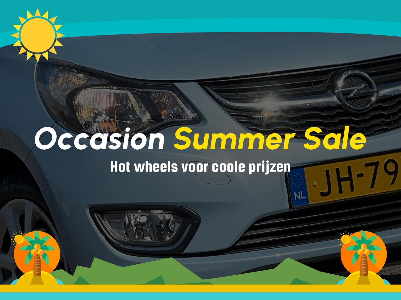 Opel Karl - 1.0 75pk Cosmo - Ray Blue - Leder int/Bluetooth/Seatheat - 58dkm - Nieuwstaat - AutoWereld.nl