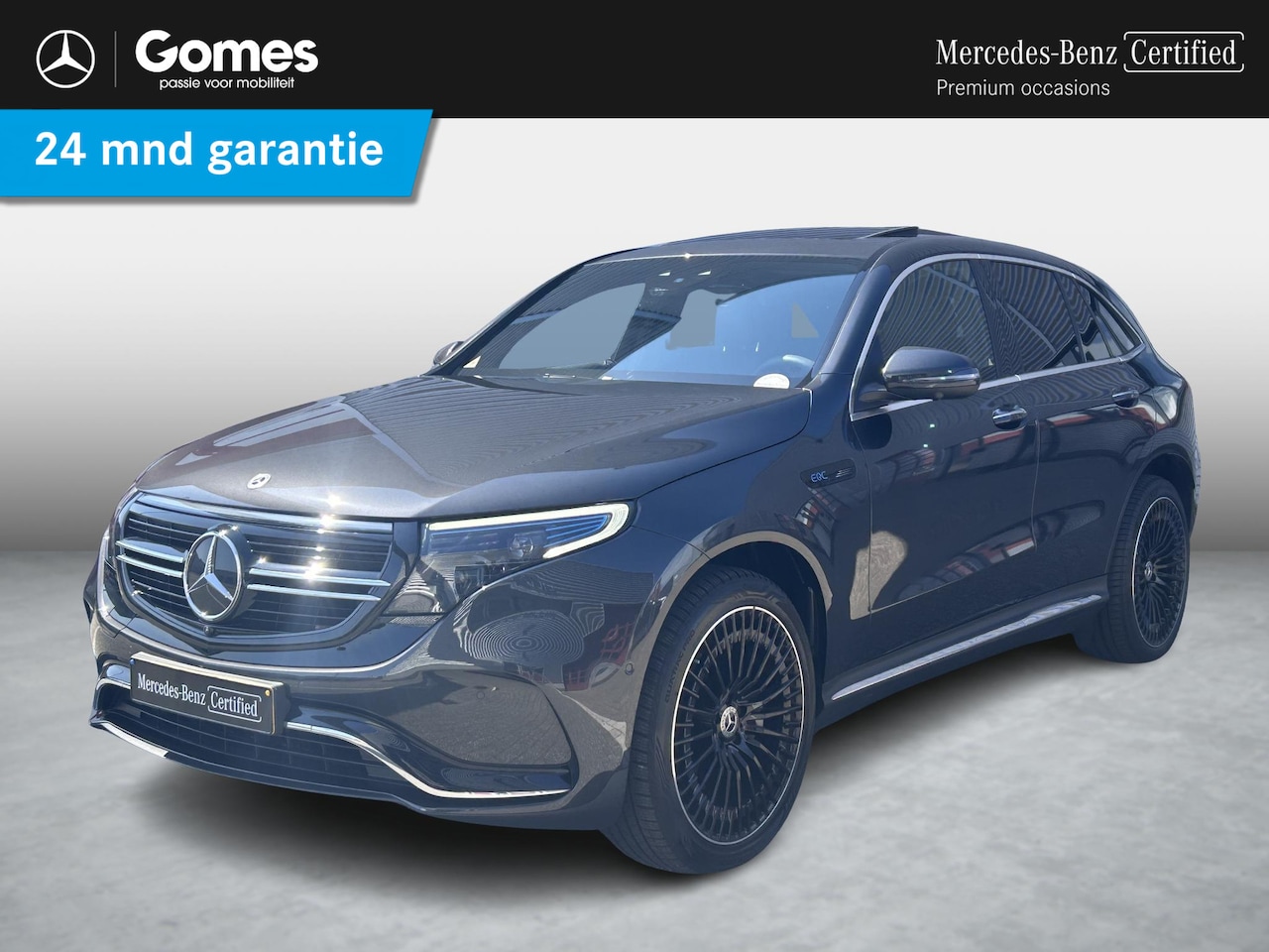 Mercedes-Benz EQC - 400 4MATIC AMG Line 80 kWh Premium Plus | Panoramadak | Trekhaak | Head up display - AutoWereld.nl