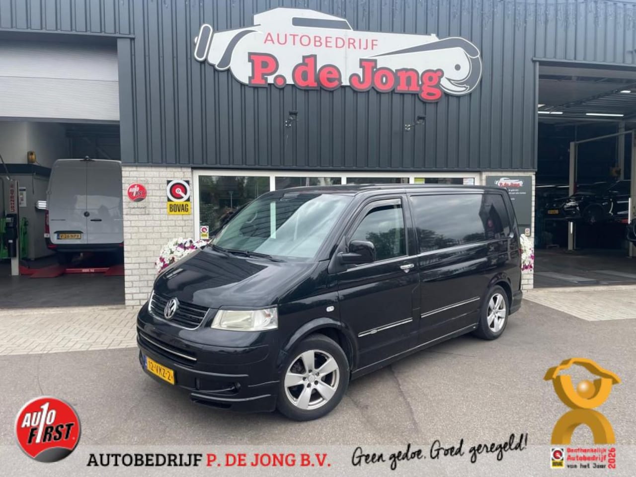 Volkswagen Transporter - 2.5 TDI 300 130 Pk 6 versn. Enkel Cabine Sportief uitgevoerd! - AutoWereld.nl