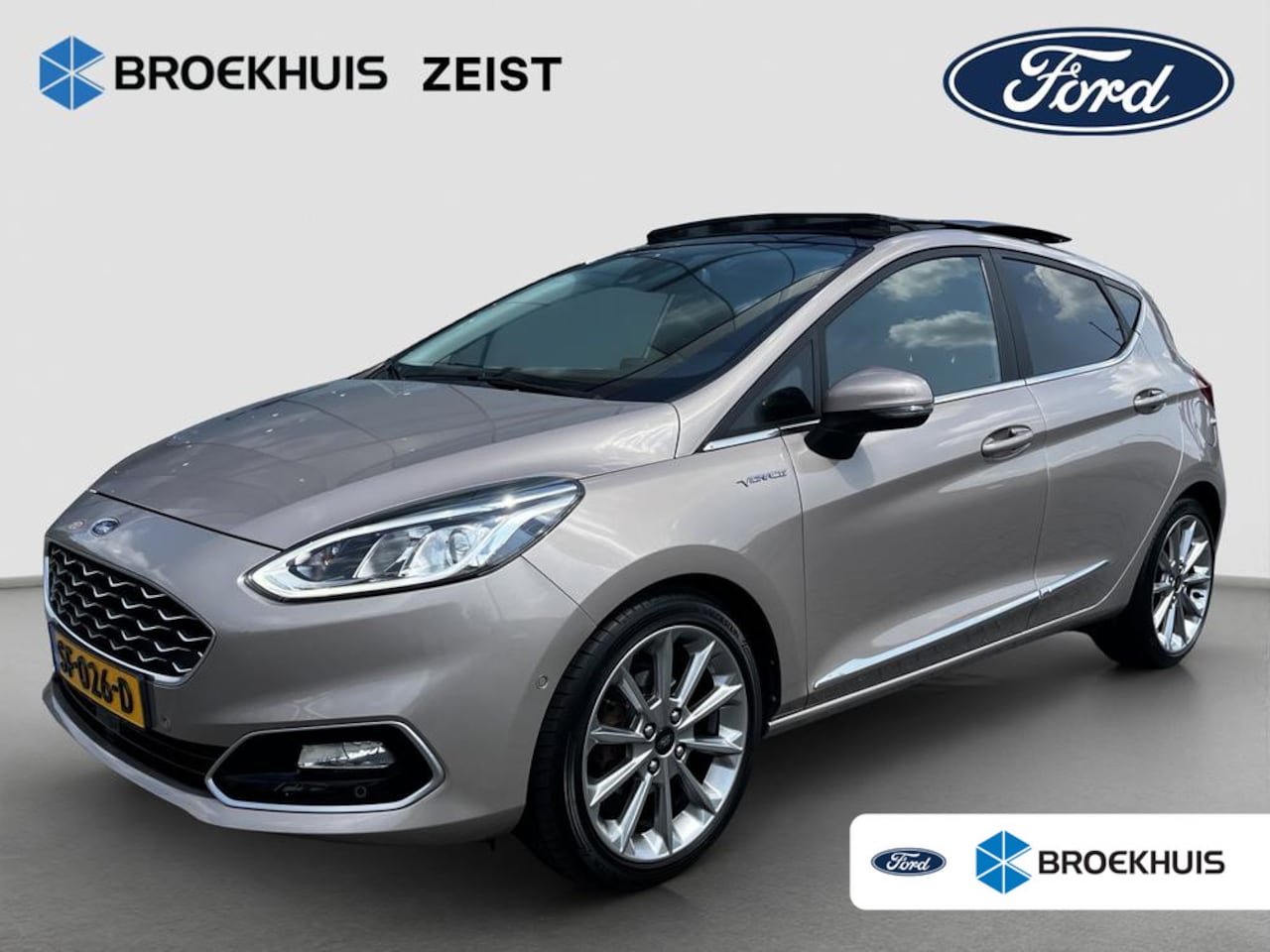 Ford Fiesta - 1.0 EcoBoost Vignale | 100% dealer o.h. | Nieuwstaat | Full options - AutoWereld.nl