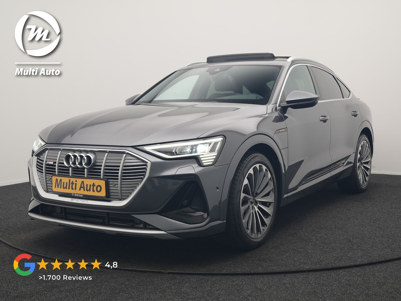 Audi e-tron Sportback - 55 quattro S Line 95 kWh 408pk Dealer O.H | Trekhaak Afn. | Adaptive Cruise | Camera | Ban - AutoWereld.nl