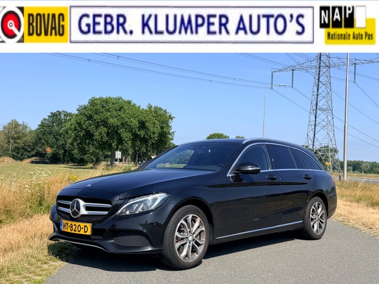 Mercedes-Benz C-klasse Estate - 350 e Lease Edition Leer, Burmester, Navi, LED, Cruise, ECC, 3e Eigenaar - AutoWereld.nl