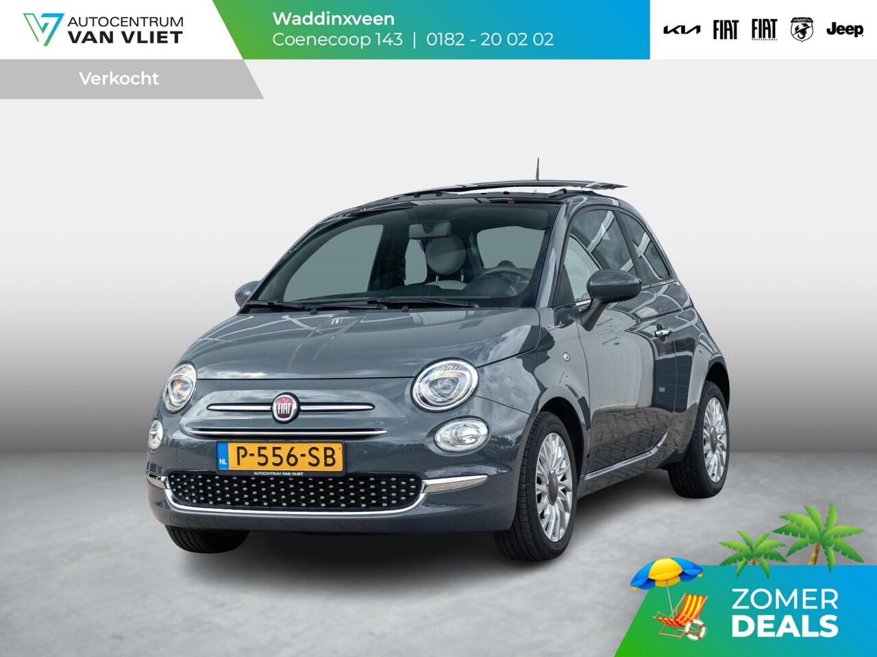 Fiat 500 - Hybrid Dolcevita | Airco | Cruise | 15" | Schuif/Kanteldak | PDC | Apple Carplay - AutoWereld.nl