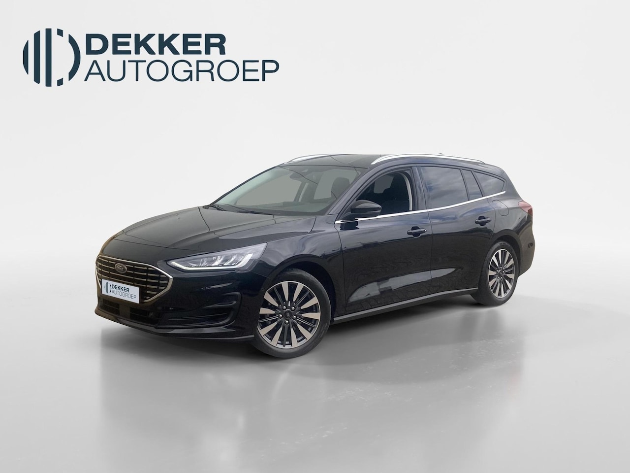 Ford Focus Wagon - 1.0 EcoBoost Hybrid 155pk Automaat TitaniumX Wagon Groot Navigatie - Winter pakket - AGR b - AutoWereld.nl