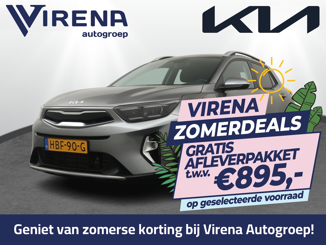 Kia Stonic - 1.0 T-GDi MHEV DynamicPlusLine - Apple/Android Carplay - Navigatie - Cruise Control - Stoe - AutoWereld.nl